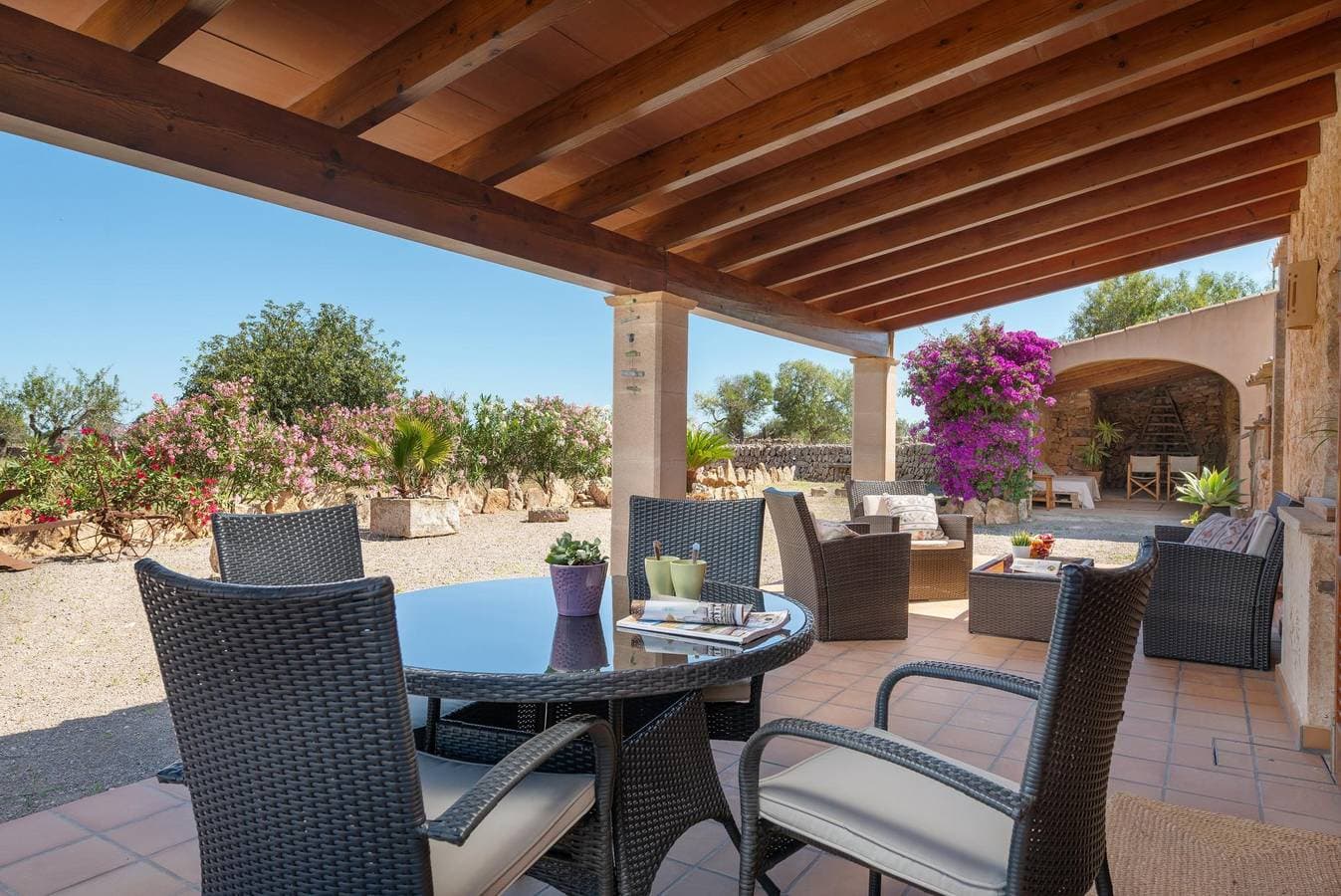Foto 8 von 47: Can Miquel - Gepflegtes Landhaus mit privatem, erhöhten Pool in der Nähe eines paradiesischen Strandes. WiFi gratis