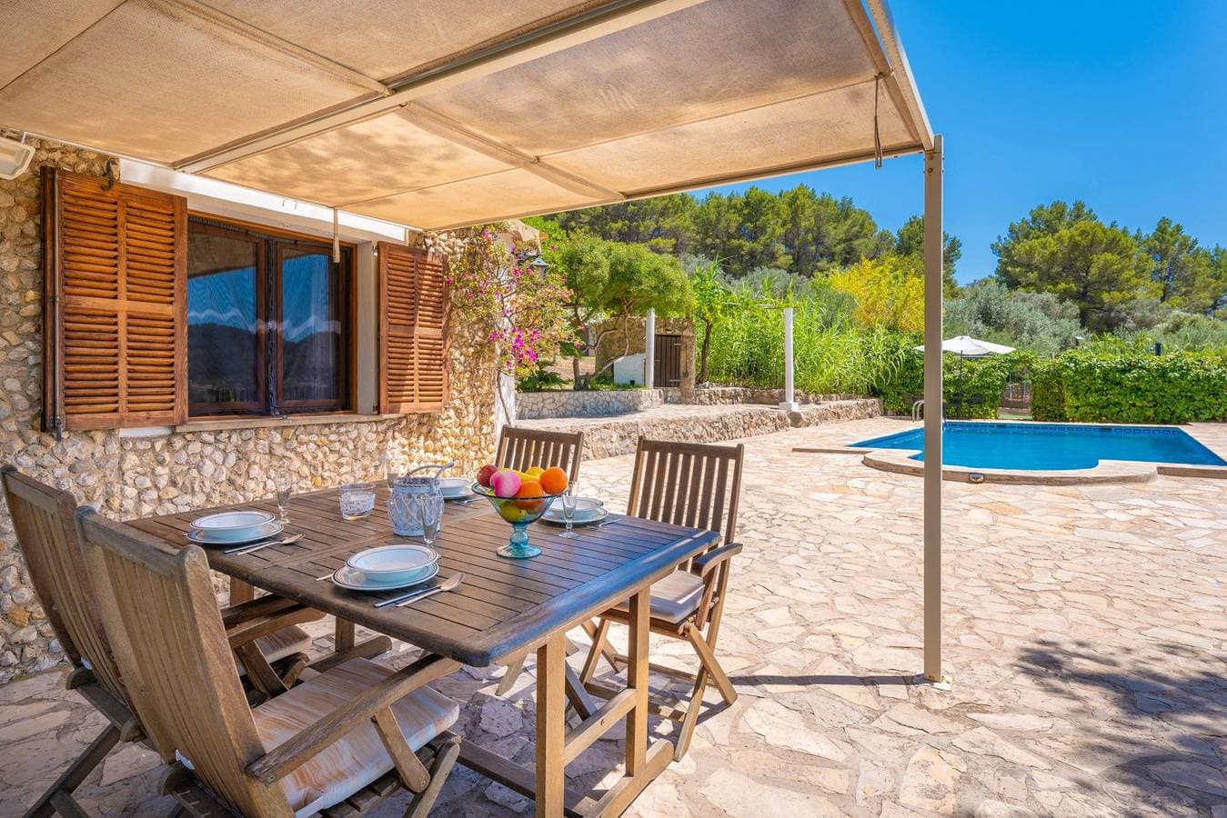 Foto 10 von 36: Son Durí - Ferienhaus mit privaten Pool in Mancor de la Vall. WiFi gratis