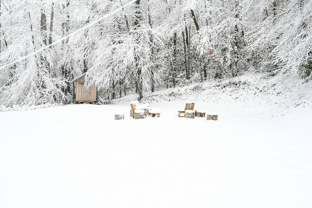 Foto 7 von 32: Dog Friendly, Polar Express, Hot tub, babbling creek