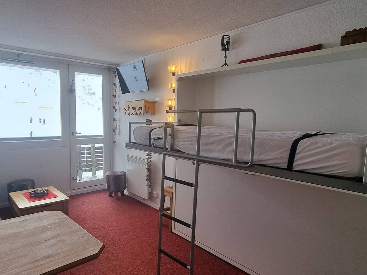 Foto 8 von 19: Bequemes Studio, auf der Piste, Südbalkon