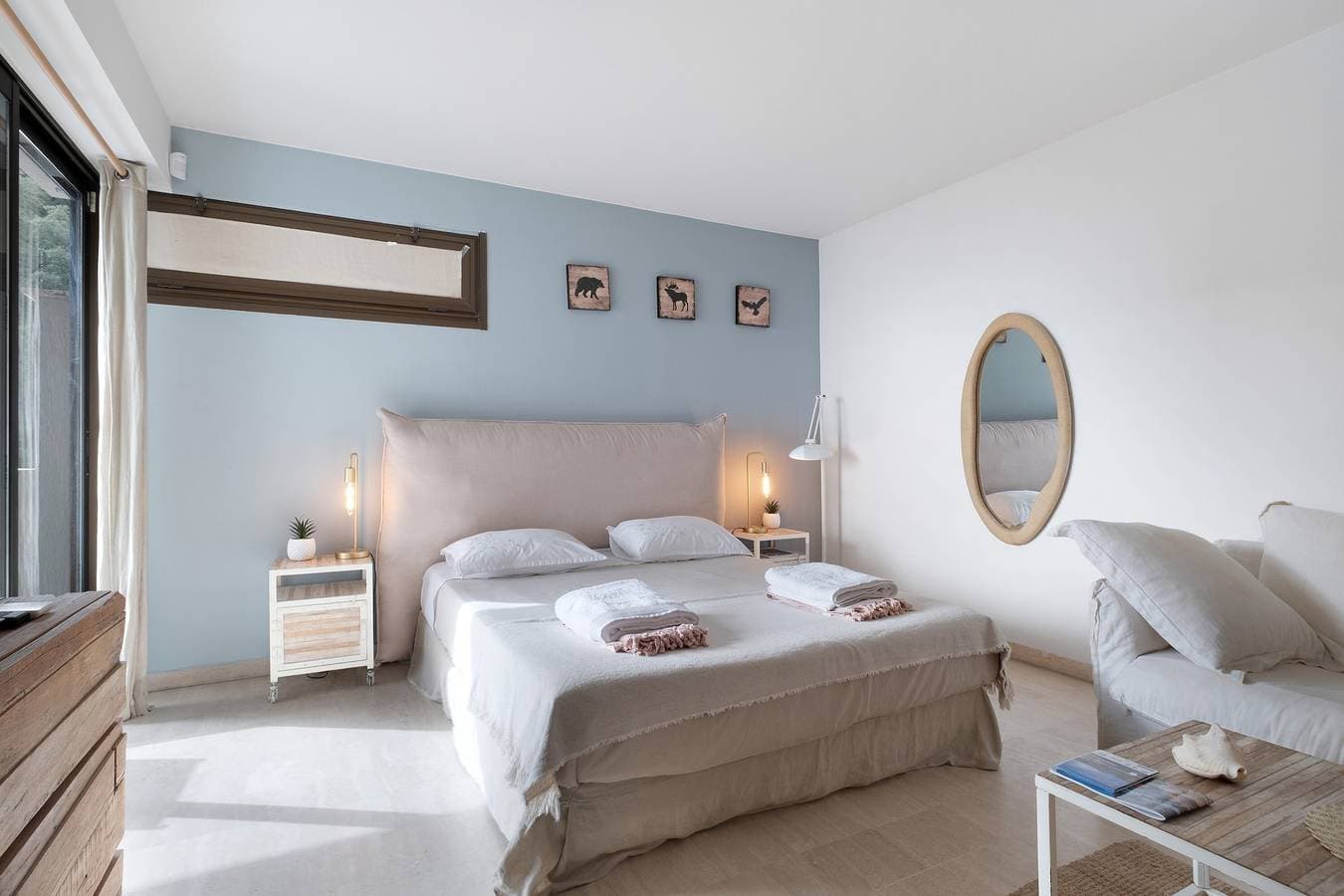 Foto 6 von 20: Studio „La Tranquillité Bleue“ mit WLAN und Klimaanlage