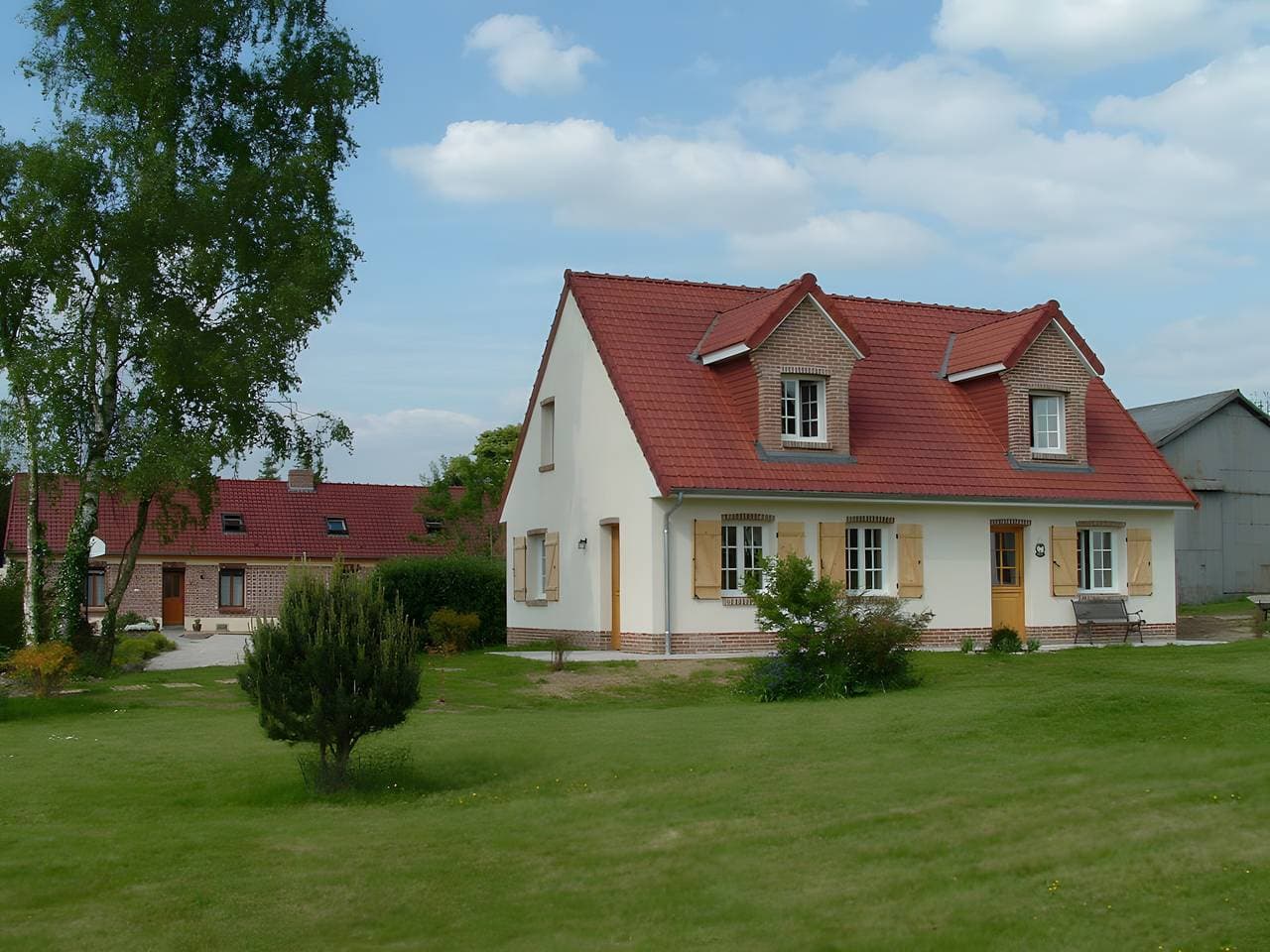 Foto 2 von 11: Großes 75 m² Gîte mit 2 Schlafzimmern, 1 Std. vom Le Touquet entfernt