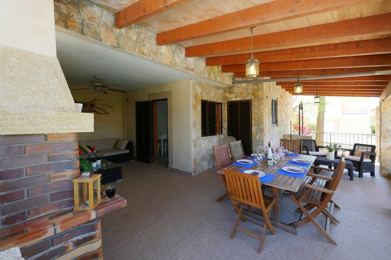Foto 4 von 38: Ferienhaus 'Ca Na Cati' mit WLAN, Klimaanlage, Pool, Garten, Terrasse und Balkon