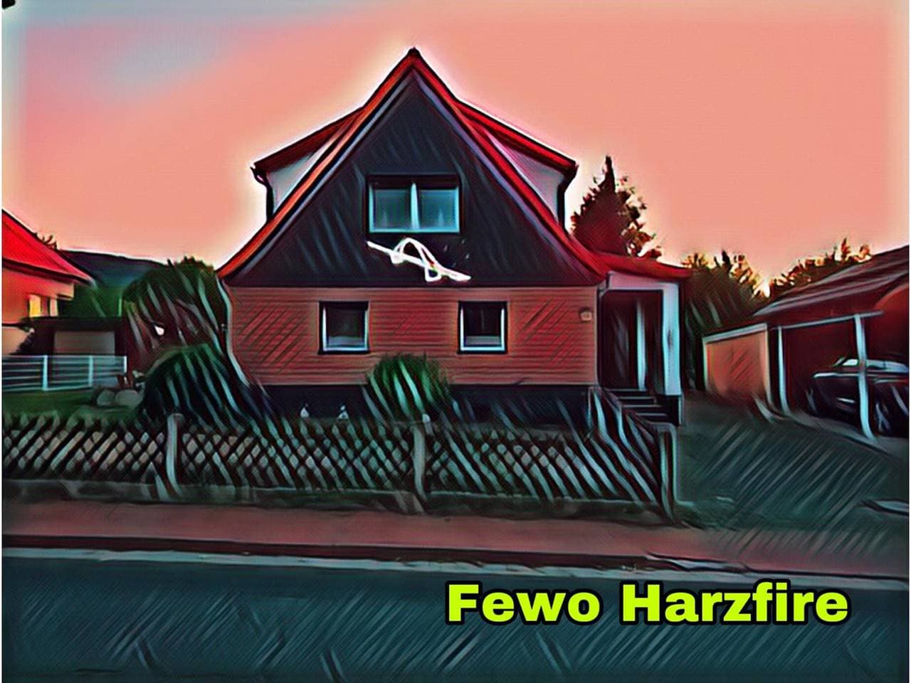 Foto 12 von 14: FeWo Harzfire mit Kamin