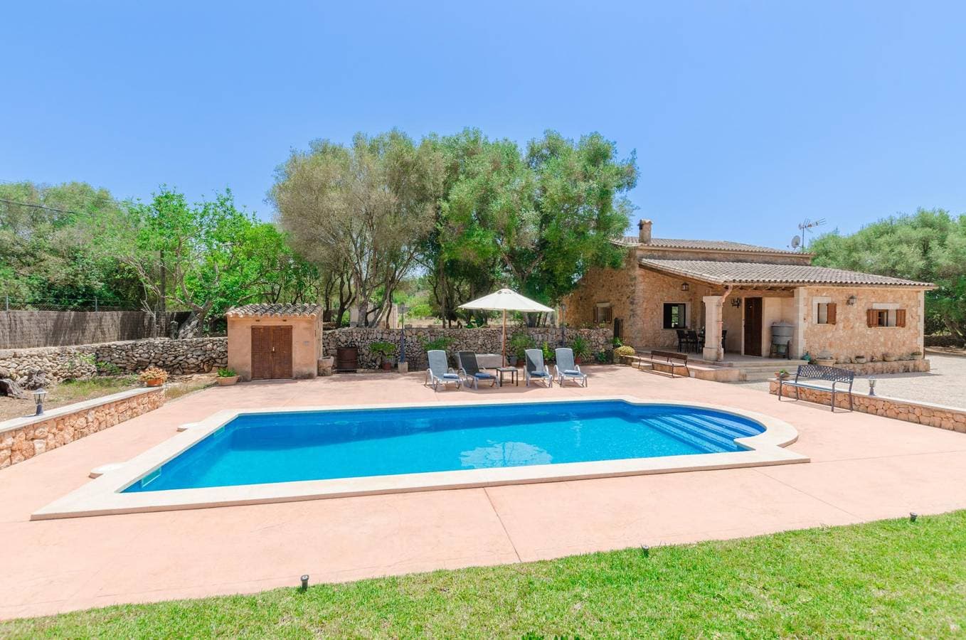 Son Garbi - Ferienhaus mit privaten Pool in Algaida. WiFi gratis 1