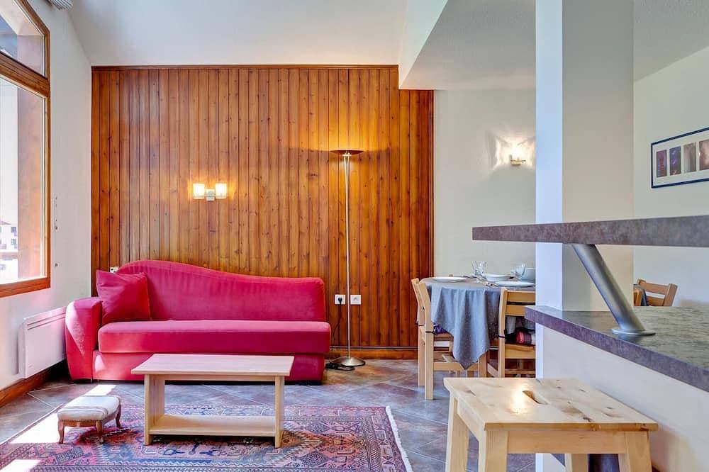 Foto 7 von 16: Modernes 3-Zimmer-Apartment, Ski-in/Ski-out, La Tania, Parkplatz inklusive