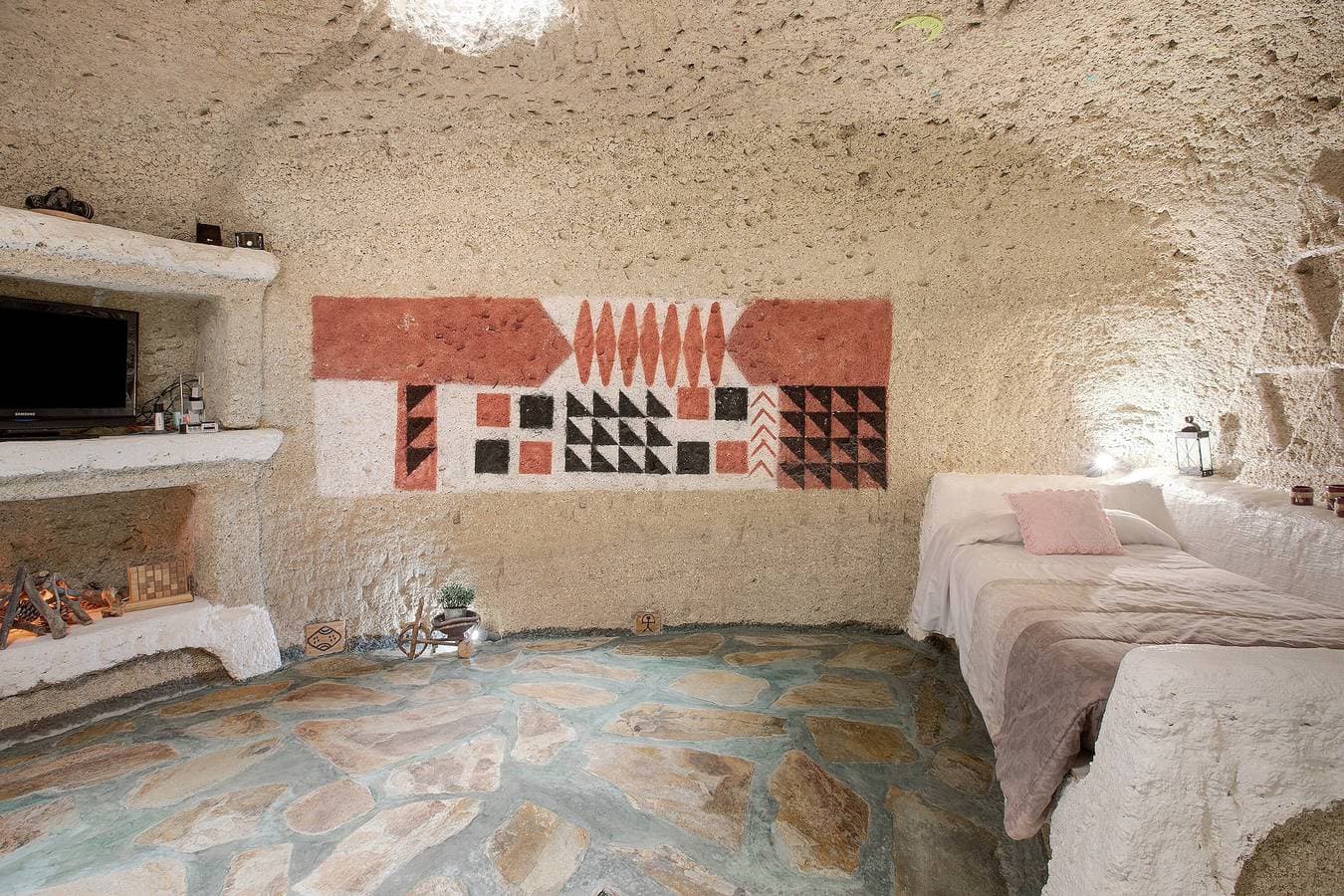 Foto 9 von 27: Haustierfreundliches Ferienhaus Casas Cueva Alfer 2 mit Meerblick, Garten und WLAN