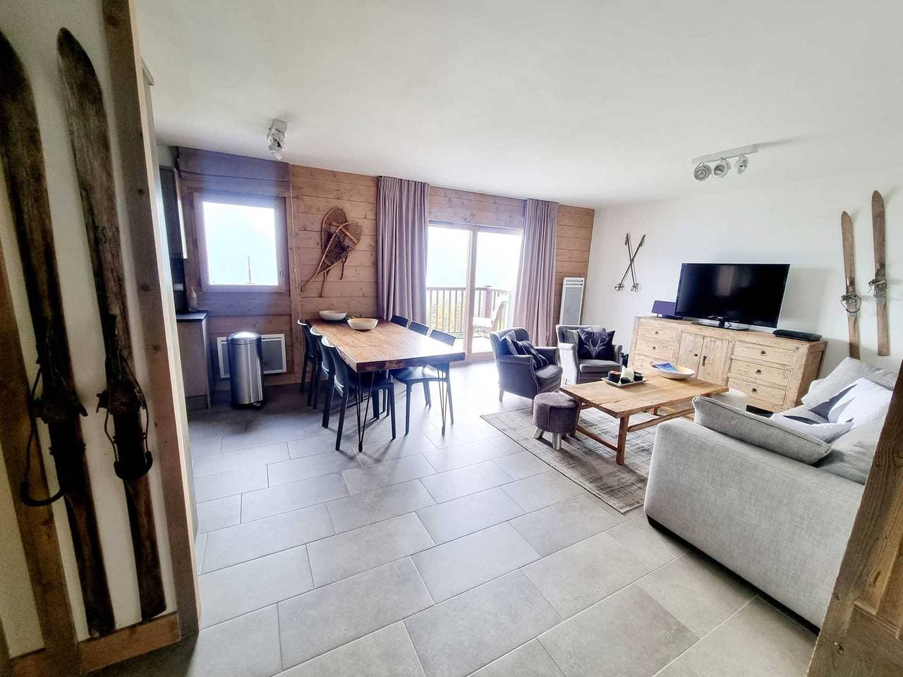 Foto 6 von 22: Maisonette-Apt für 8 mit Pool und Parkplatz, Les Saisies