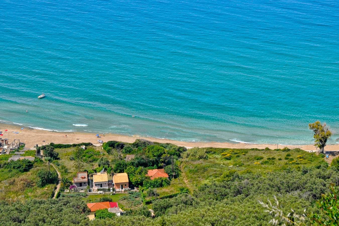 Ferienhaus Angelos A am Agios Gordios Strand auf Korfu 1