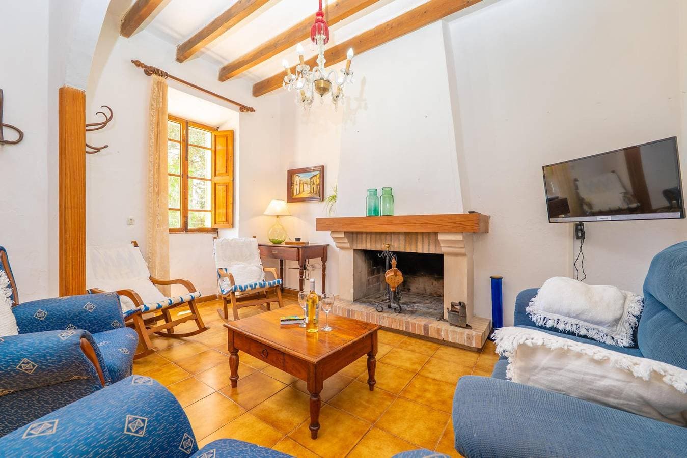 Foto 11 von 46: Son Obra Nou - Ferienhaus mit privaten Pool in Porreras. WiFi gratis