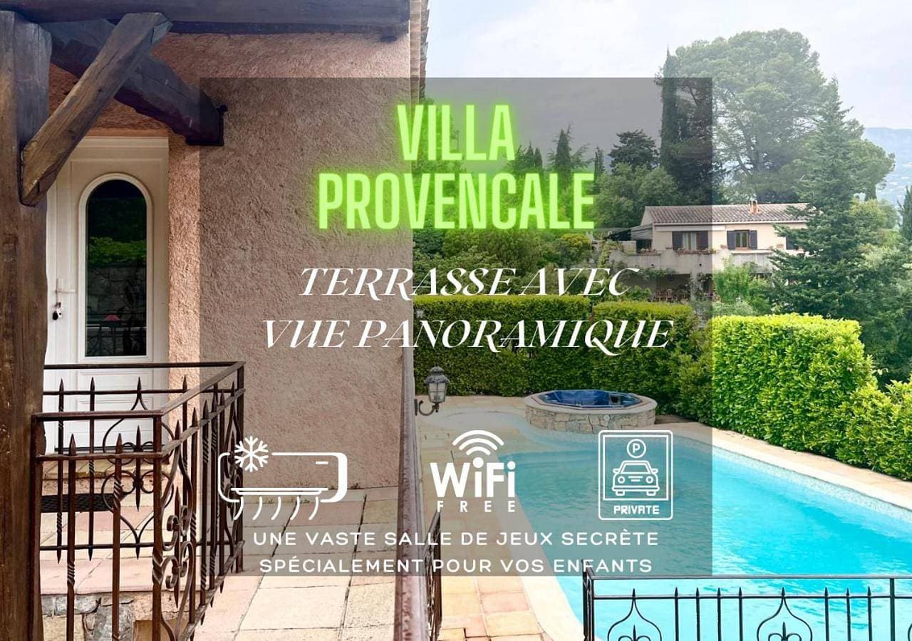 Villa Cigale 4 chambres -Piscine Spa-Familles avec enfants - CapitalChic Services 1