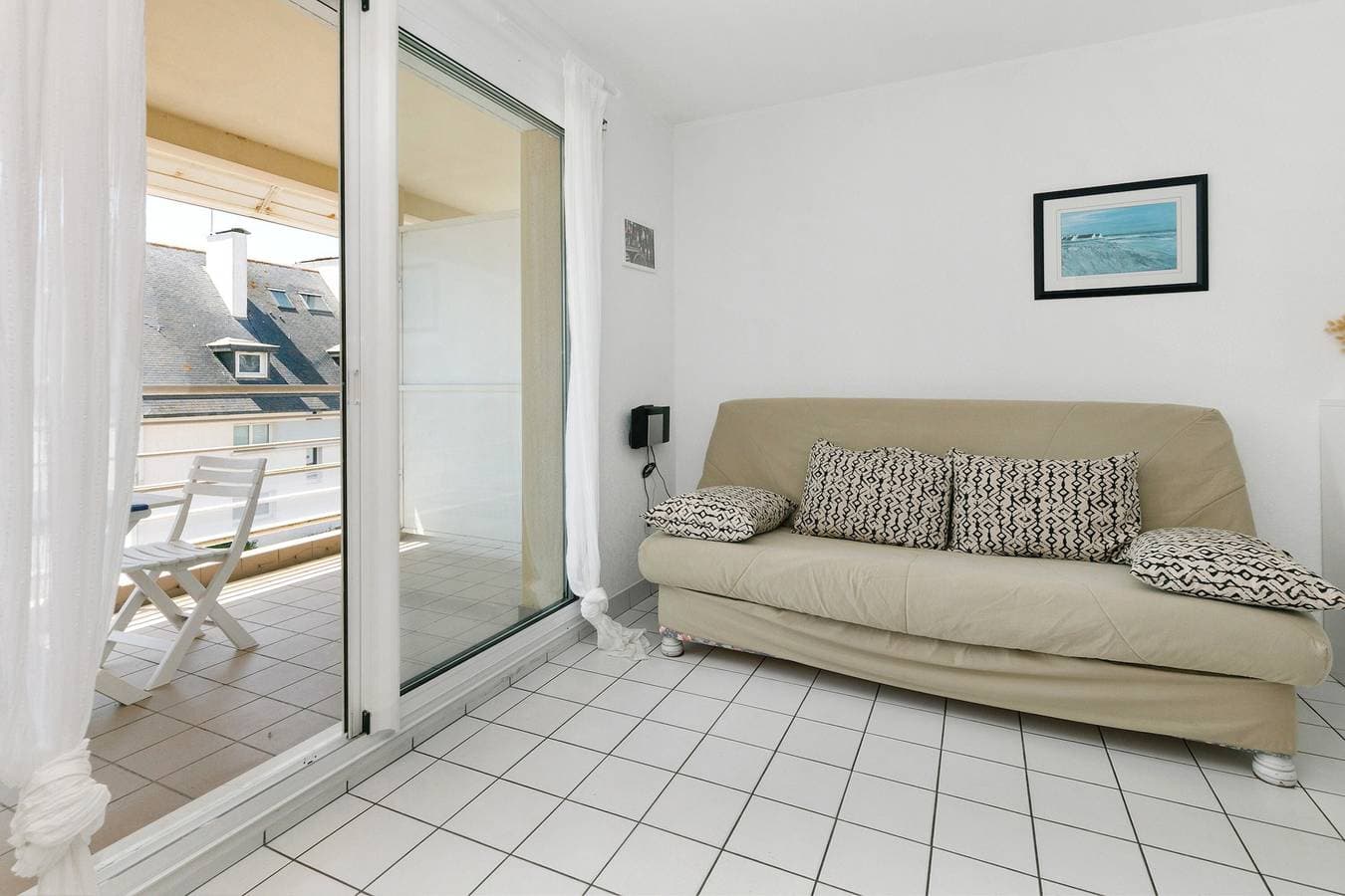 Foto 13 von 25: Helles Studio mit Meerblick "Hafen und Strand"