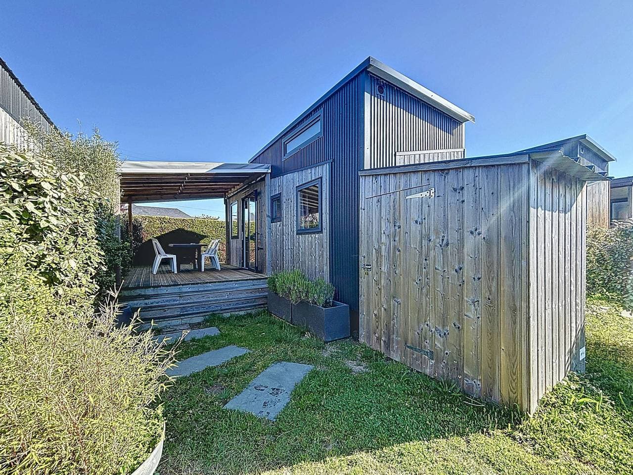 Foto 10 von 16: Aufenthalt in Tiny House in Jullouville, mit Pool und Parkplatz