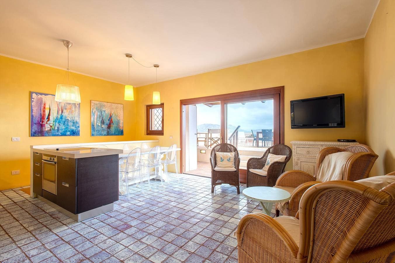 Foto 3 von 31: Ferienhaus 'Casa Marina' mit Meerblick, privatem Strandzugang und Klimaanlage
