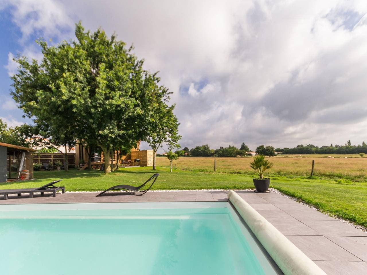 Foto 10 von 15: Charmante cabane calme avec piscine privative chauffée, à deux pas de Clisson et Nantes