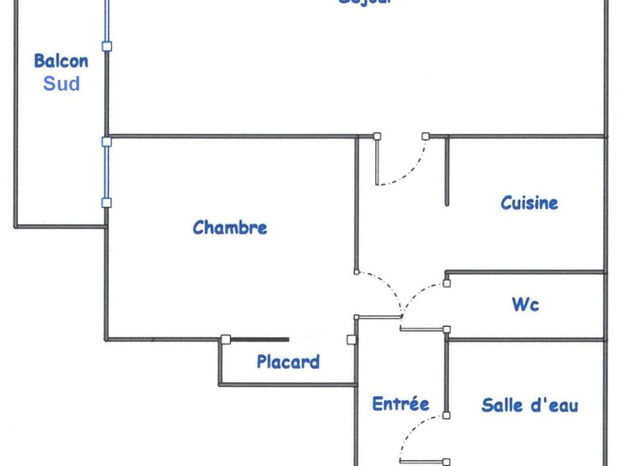 Foto 13 von 13: 2-Zimmer-Kabinenwohnung mit Balkon, Parkplatz, Haustiere erlaubt, WLAN
