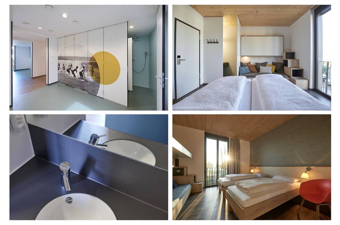 Foto 6 von 39: Radhotel und Einkehr am Gleis - Team Mehrbettzimmer, Etagendusche/Etagen Wc, Og