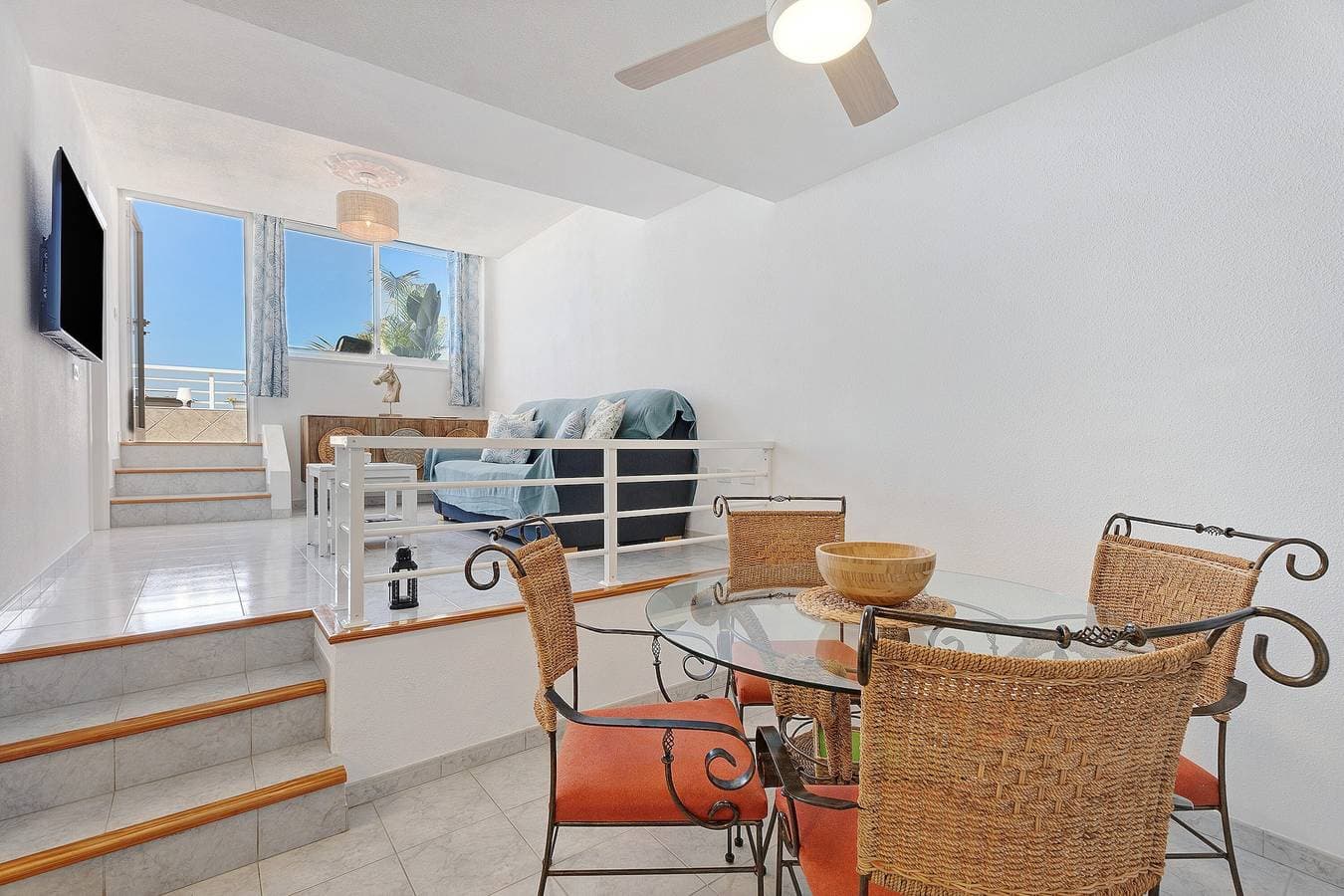 Foto 9 von 25: Ferienwohnung "Bella Vista" mit Meerblick, privater Terrasse und WLAN