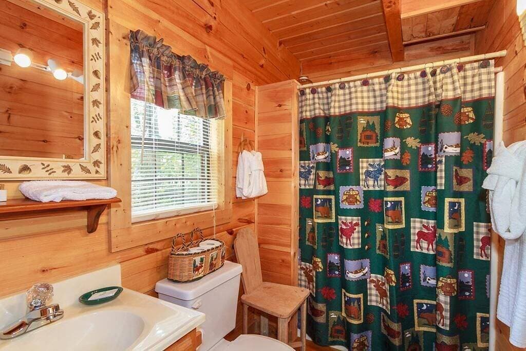 Foto 8 von 9: Private Log Cabin - Nächster Trout Stream - Fischen Auf Eigentum