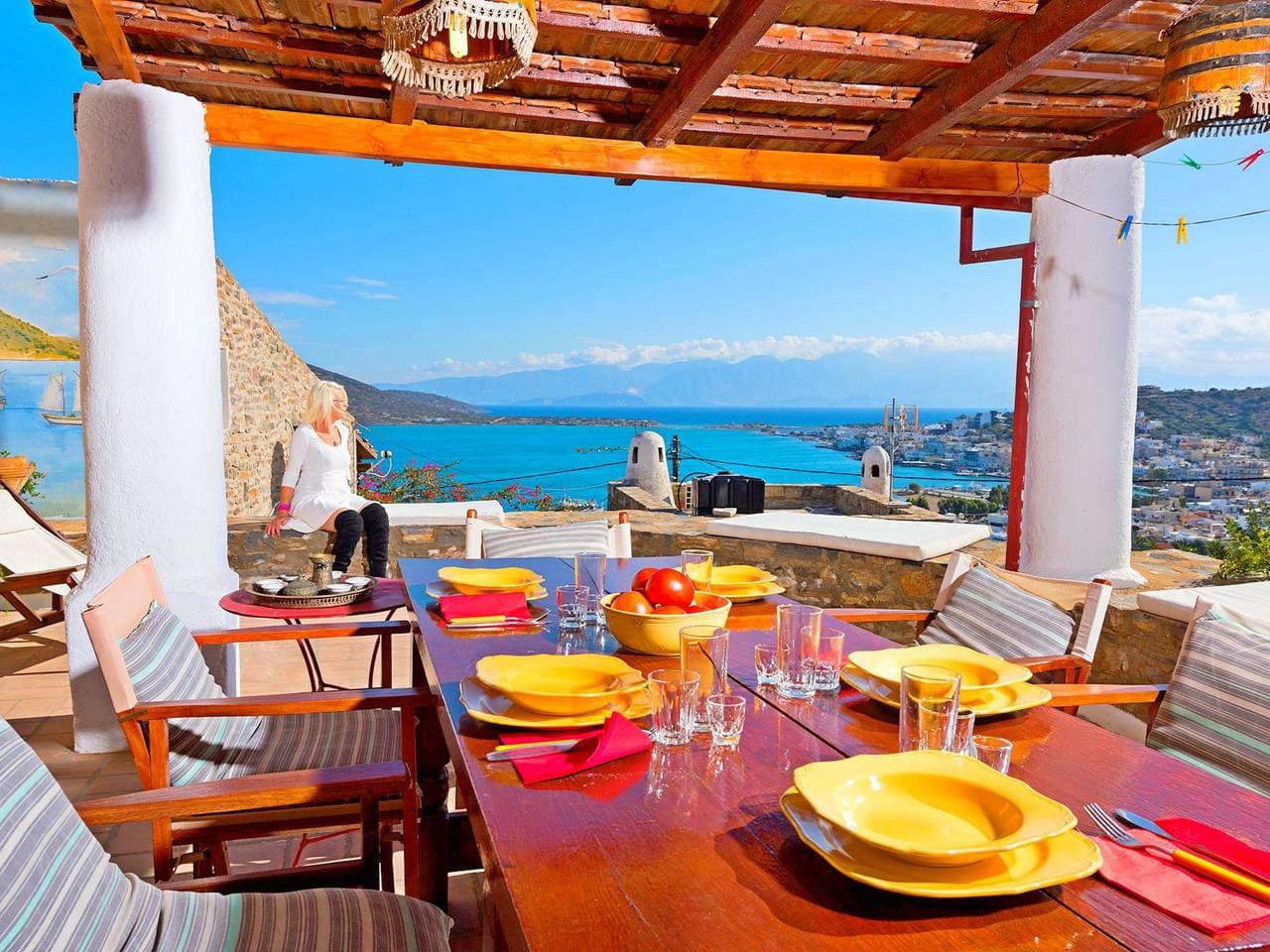 Foto 12 von 42: Authentisches Kreta Elounda Haus mit Meerblick Margarita
