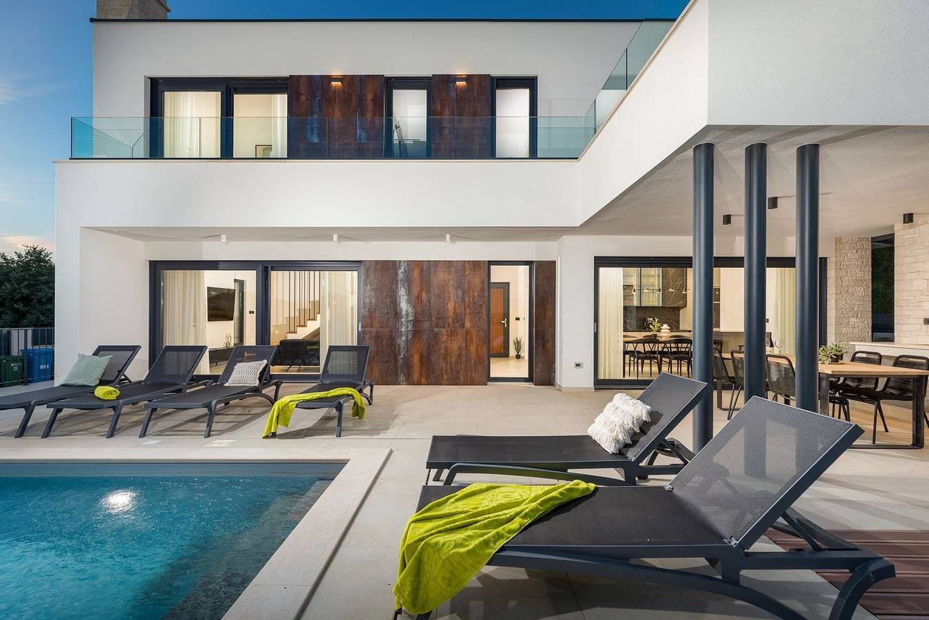 Foto 12 von 41: Villa Abarica – Luxusvilla mit privatem beheiztem Pool, Whirlpool und Sauna in der Nähe von Vrsar und seinen Stränden