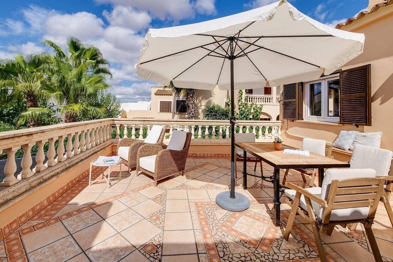Foto 4 von 25: Ferienhaus "Apartamento Casa de Maretas" mit Pool, Klimaanlage, WLAN, Balkon, Terrasse und Garten