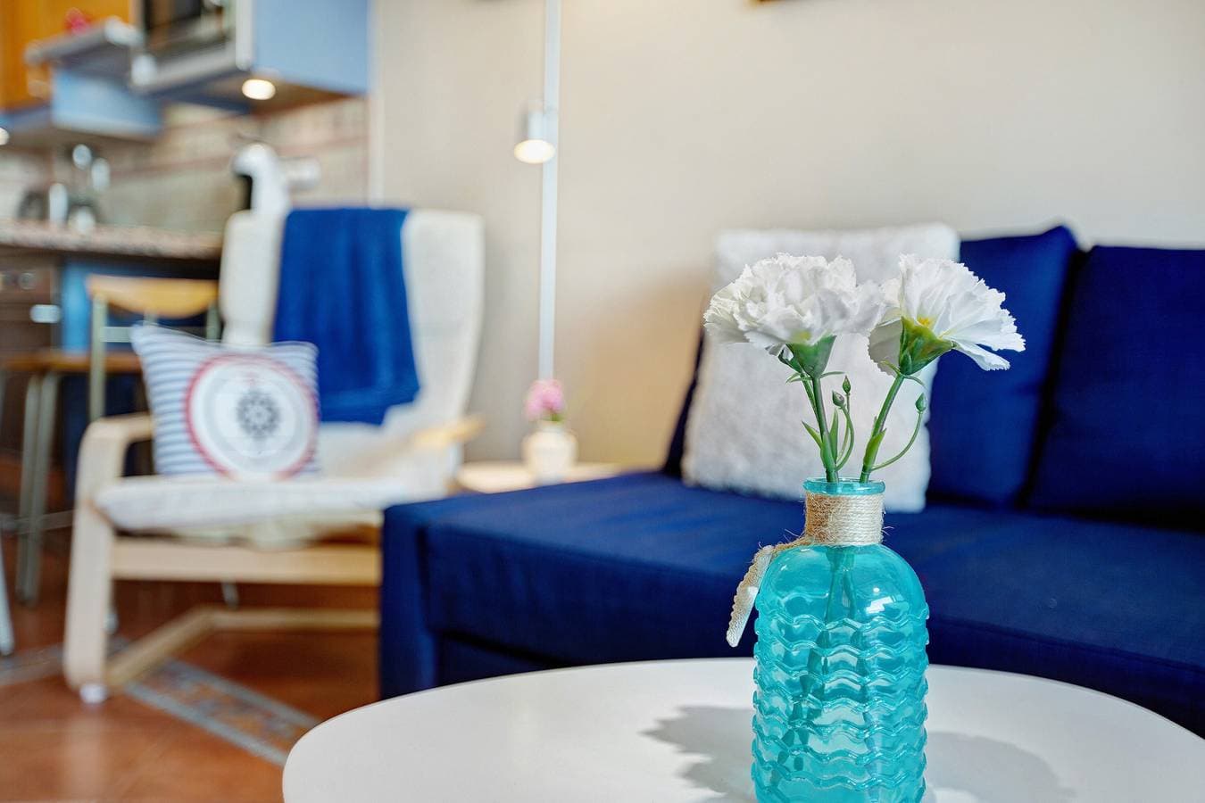 Foto 9 von 23: Apartamento Sol Del Sur mit Meerblick, Pool, WLAN und Garten