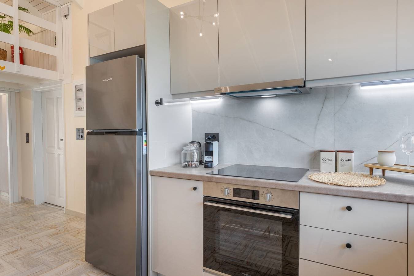 Foto 6 von 38: Mario Luxury Sea Front Penthouse mit Whirlpool – Casa di Mario, Kalyves, Kreta