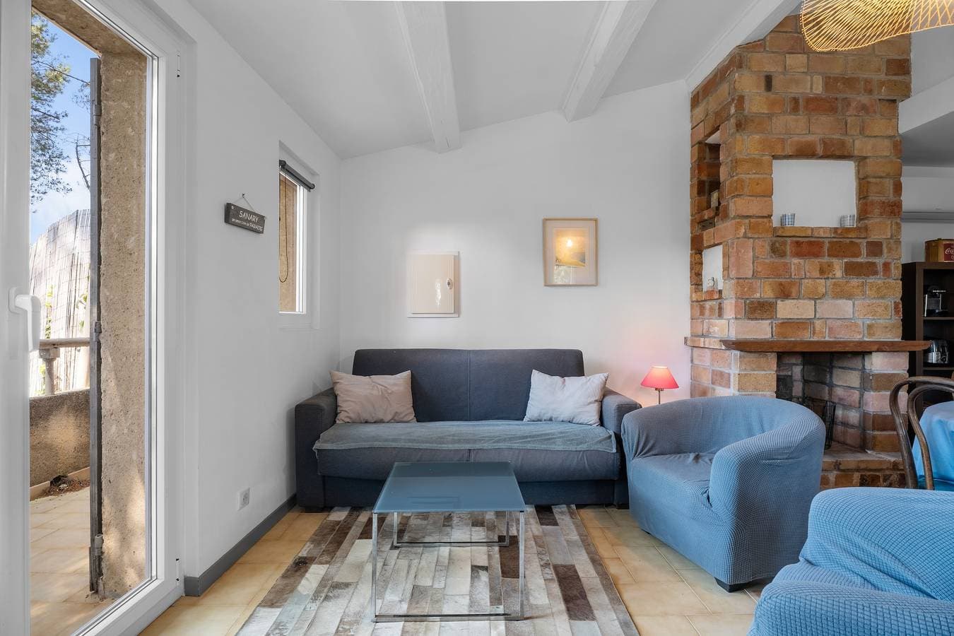 Foto 10 von 26: Ferienhaus „Gîte de Charme sous les Pins“ mit Meerblick, WLAN und Klimaanlage