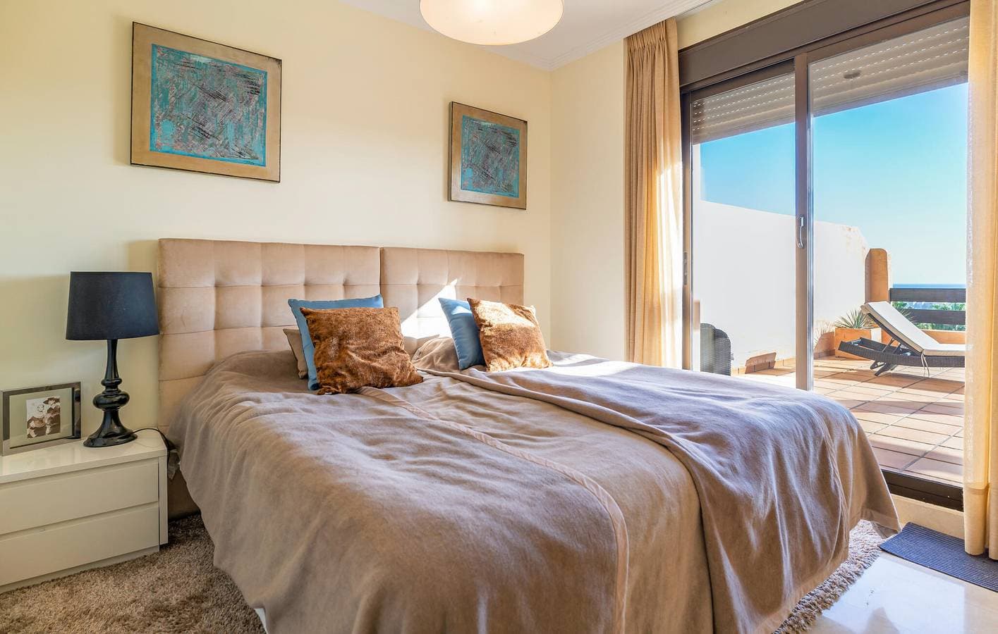 Foto 13 von 17: Apartment mit Meerblick, Pool, Terrasse und Parkplatz, 400m zum Strand