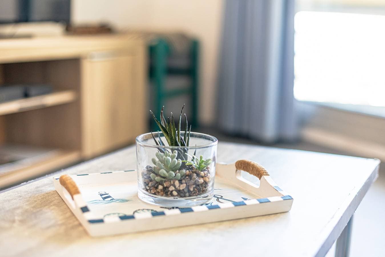 Foto 8 von 23: Einzimmerapartment 'Vue Mer' mit Meerblick, WLAN und Klimaanlage