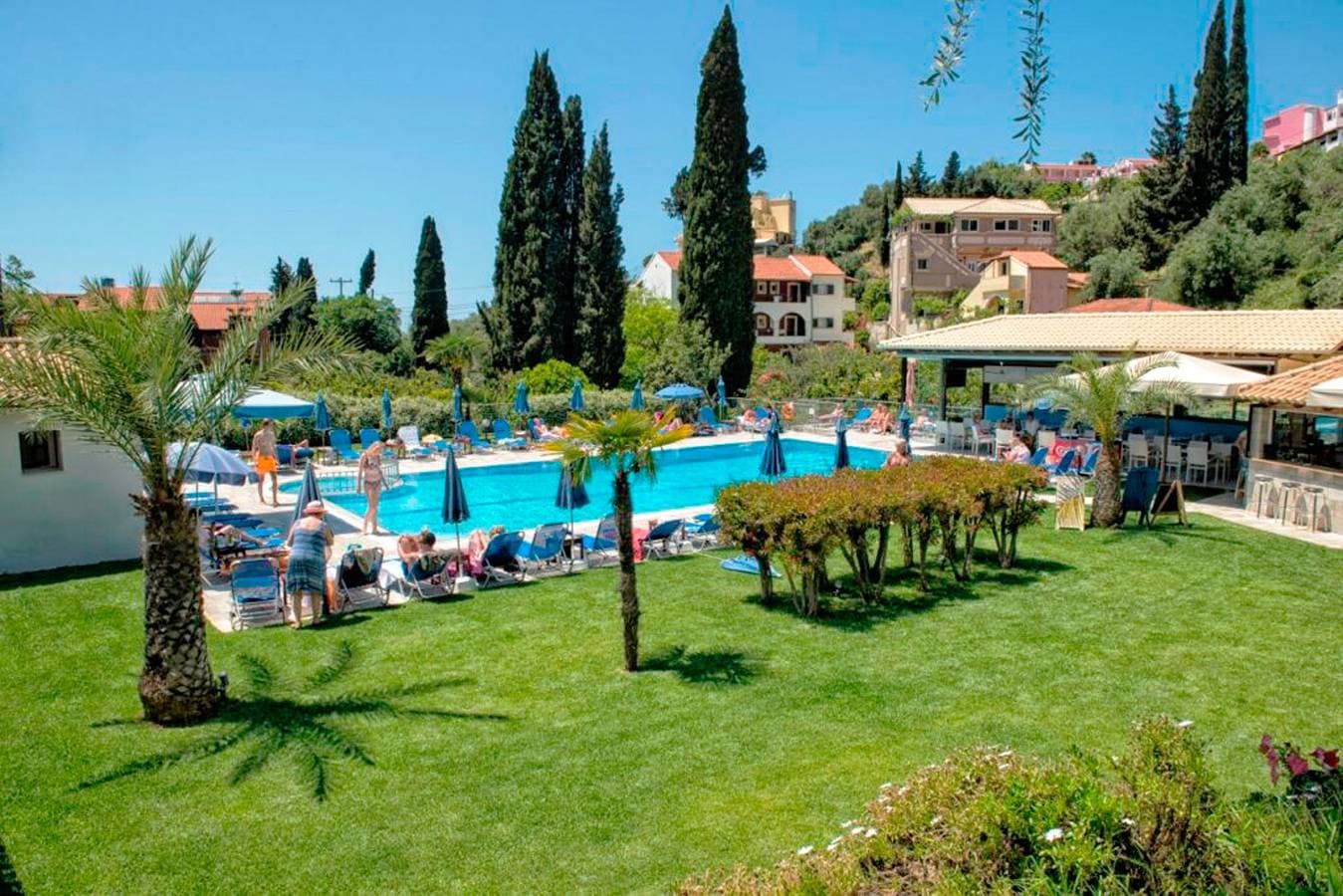 Foto 4 von 17: Spiros Apartments am Strand von Agios Gordios, Korfu, Griechenland
