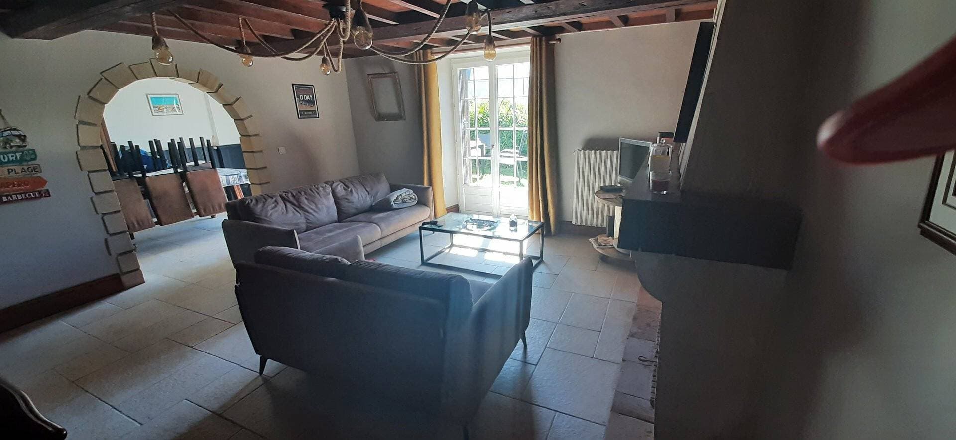Foto 8 von 15: Ferienhaus 'La Chaumière Du Tank' mit Terrasse, Garten und WLAN
