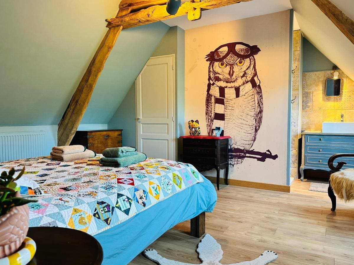 Ferme de La Monnaie Chambres de charme calmes et climatisées, petit déjeuner maison 1