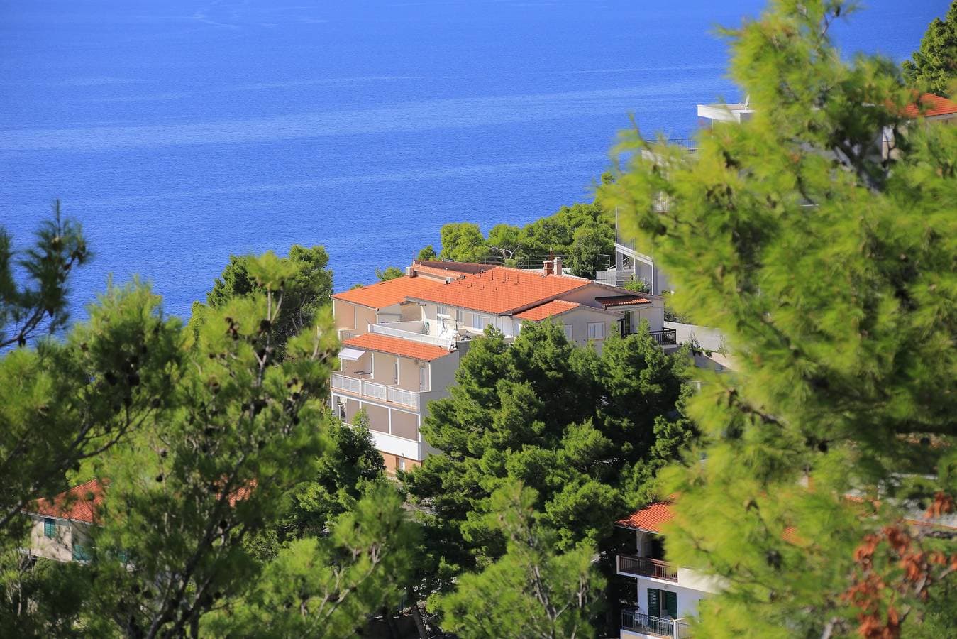Foto 3 von 19: Studio Appartement mit Terrasse und Meerblick Brela, Makarska -a