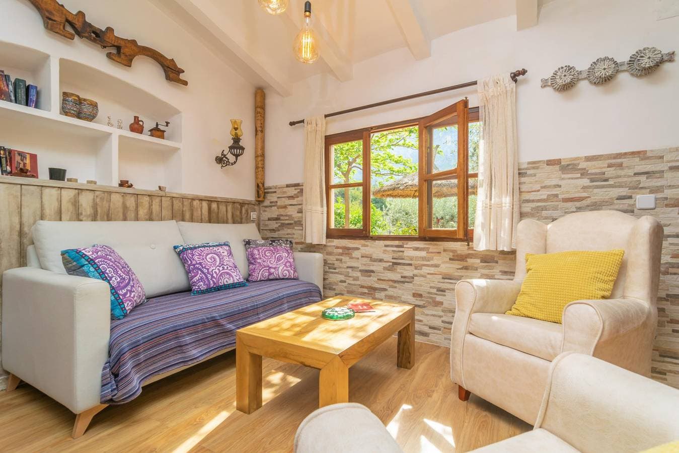 Foto 8 von 47: Ses Begudes - Ferienhaus mit privaten Pool in Fornalutx. WiFi gratis.