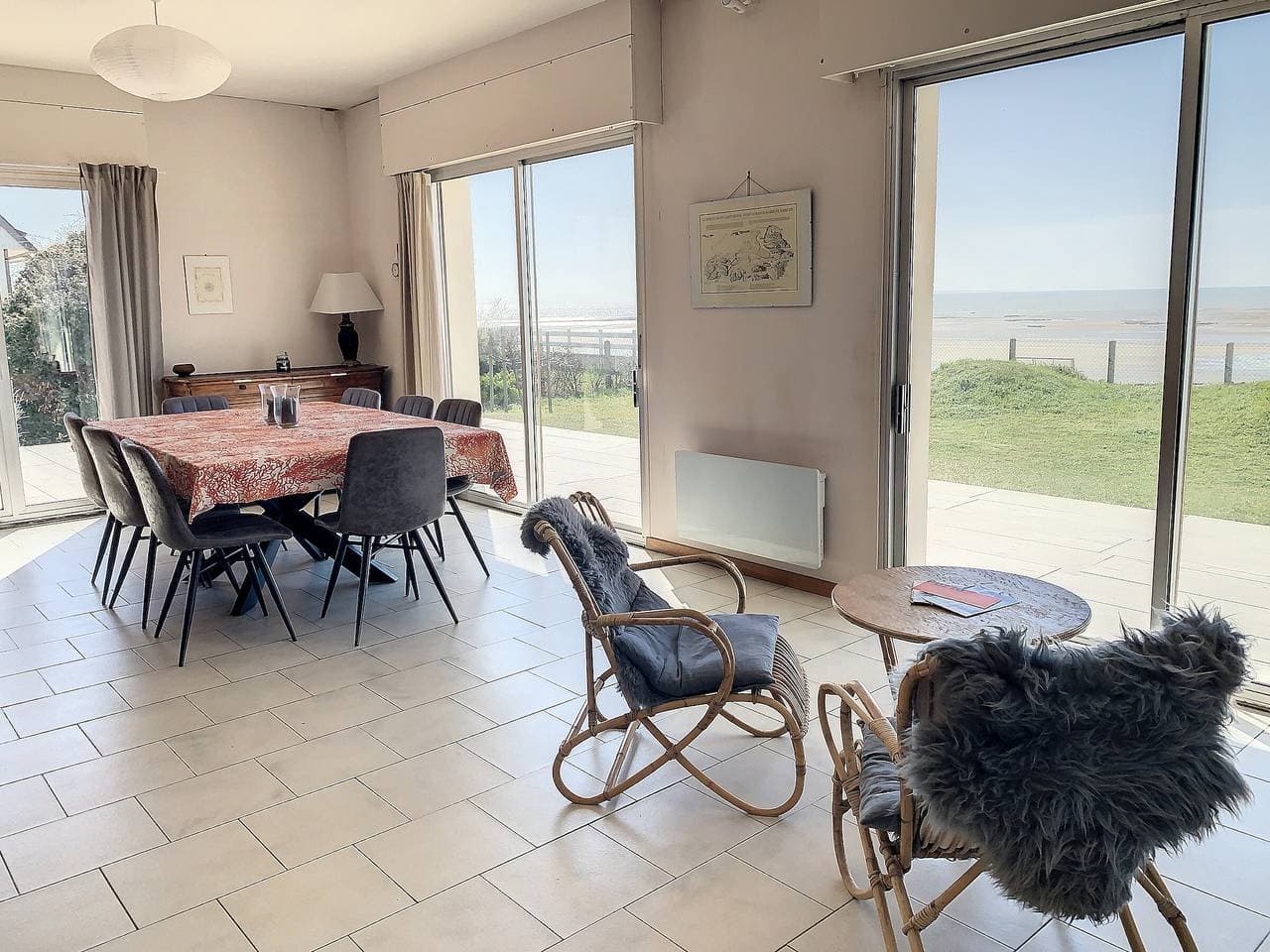 Villa mit Garten und Strandzugang, Terrasse, 5 Schlafzimmer, 2 Bäder, WLAN, Parkplatz 1