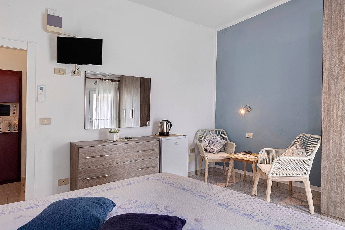 Foto 8 von 33: Zimmer 'Agriturismo Case Nuove - Camera Ste' mit Gemeinschaftspool, WLAN und Klimaanlage