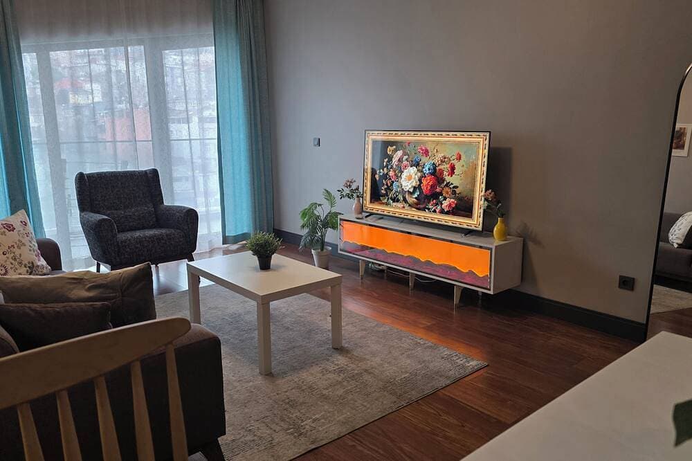 Foto 10 von 30: Cozy 1-bedroom hotel suite in terrific İstanbul with AC and gym