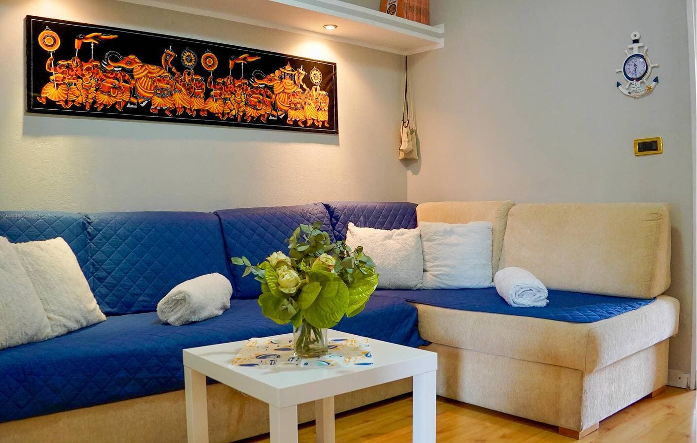 Foto 3 von 26: Gemütliche 62 m² große Wohnung mit Terrasse, WLAN und 1,5 km Entfernung zum Strand