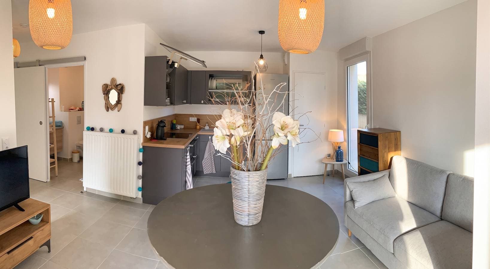 Foto 10 von 17: Charmante Wohnung in Six-Fours-les-Plages mit Garten