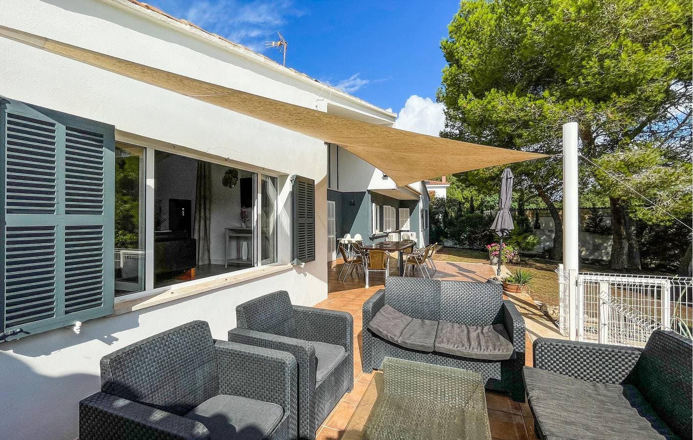 Foto 7 von 32: Luxus-Apartment mit Pool, AC & WiFi | in der Nähe von Cala Domingos Strand