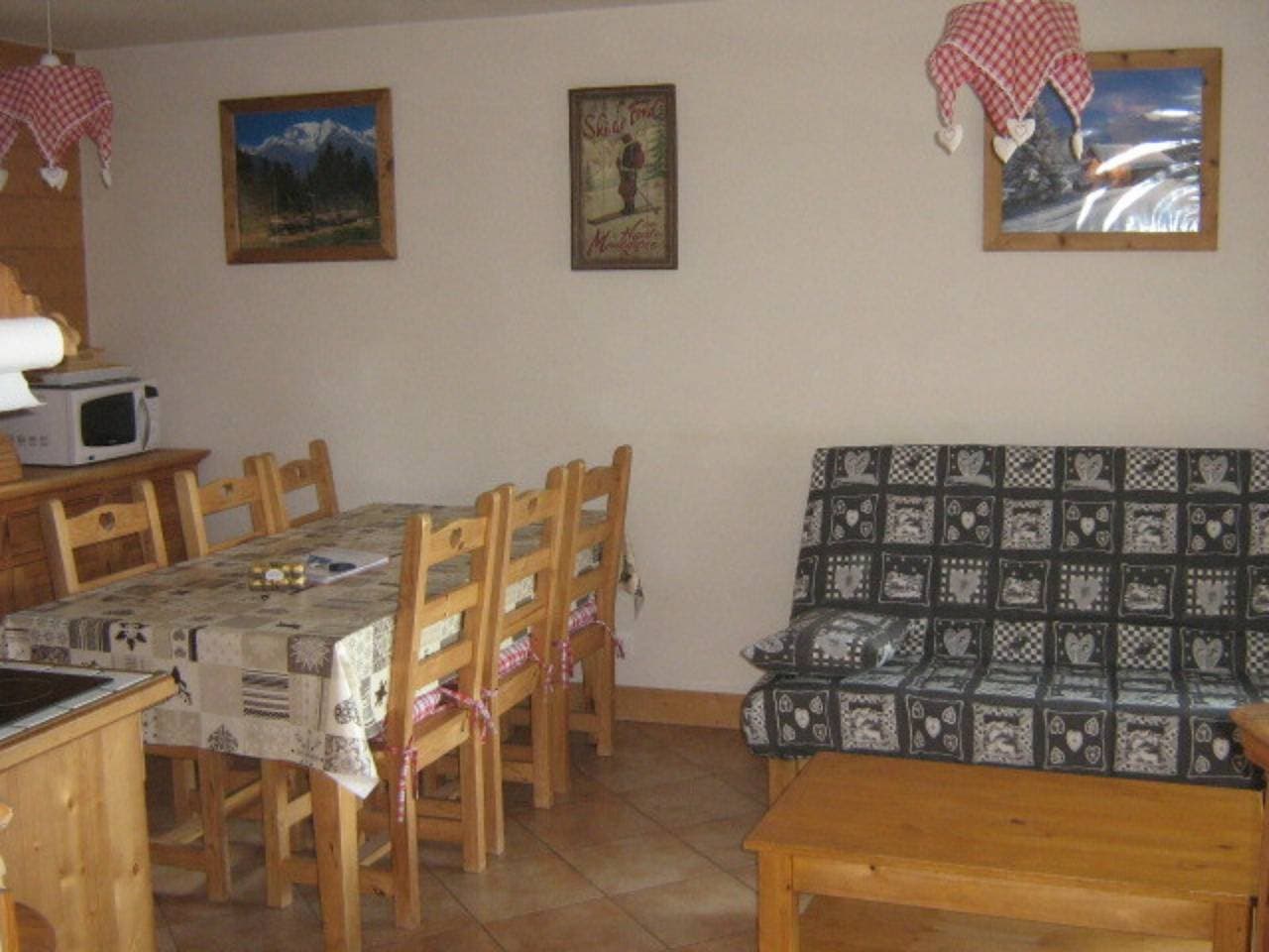 Foto 6 von 12: Appartement 'Les Alpages' mit Bergblick, Balkon und WLAN