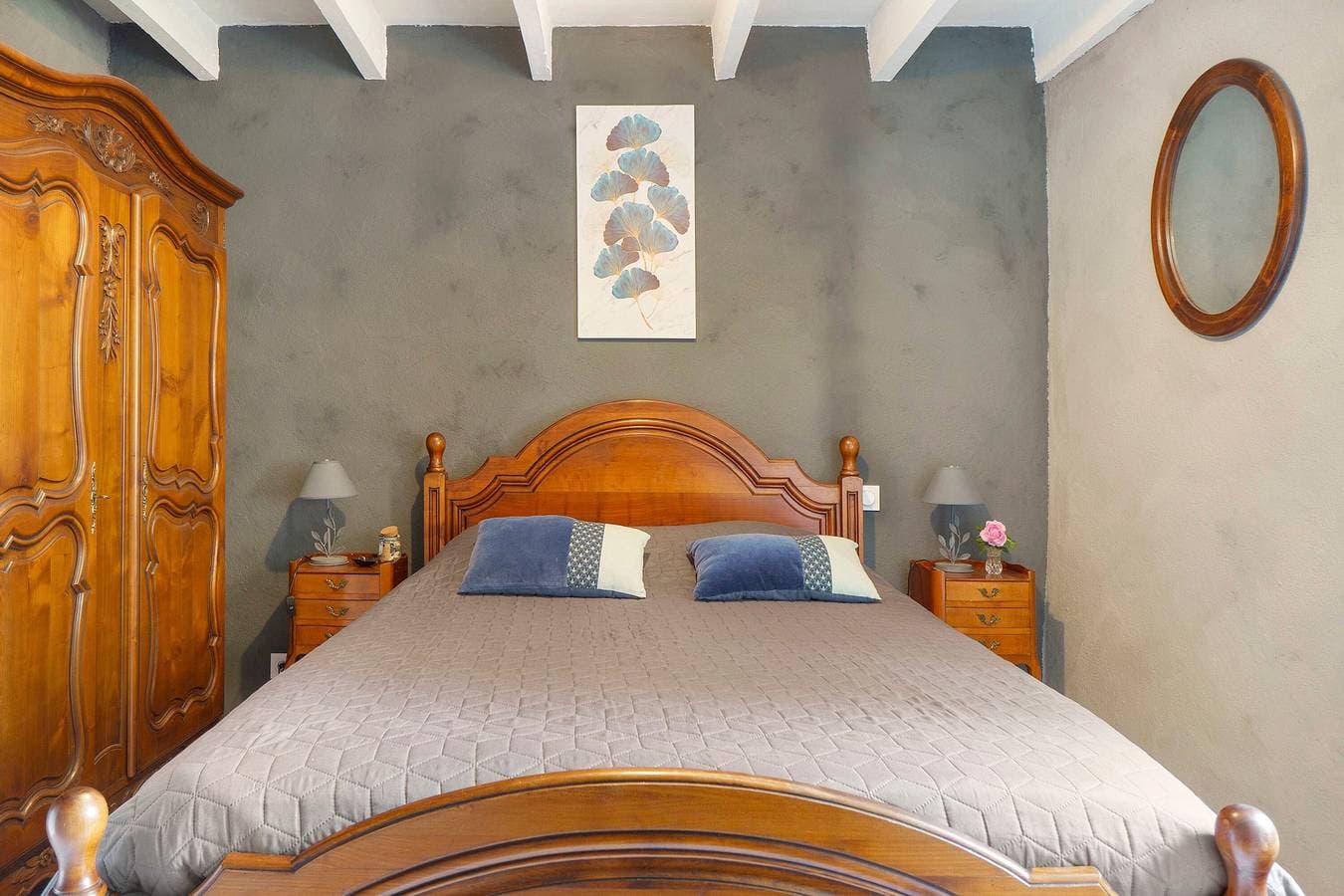 Foto 4 von 32: Bed & Breakfast 'Chambre Chataignier mit Pool', Bergblick, Gemeinschaftspool, WLAN