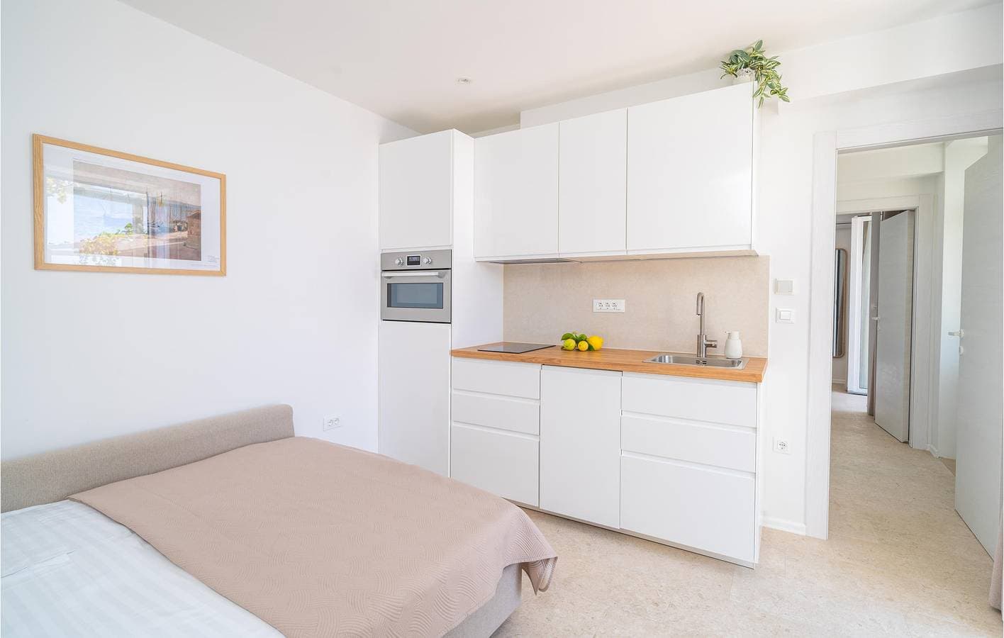 Foto 4 von 38: Gemütliche 1-Zimmer-Wohnung mit Terrasse, 100 m vom Strand entfernt