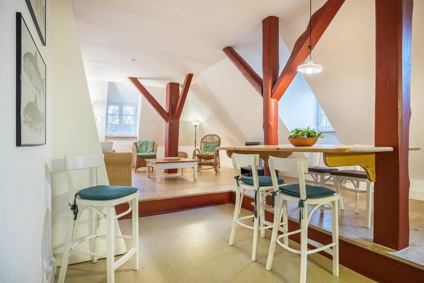 Foto 7 von 37: Ferienwohnung "Kemenate" - individuelle Wohnung unterm Dach