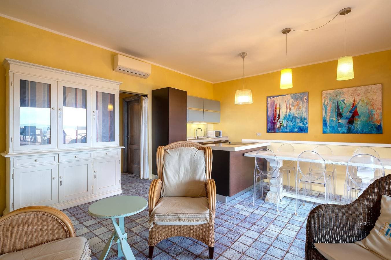 Foto 6 von 31: Ferienhaus 'Casa Marina' mit Meerblick, privatem Strandzugang und Klimaanlage