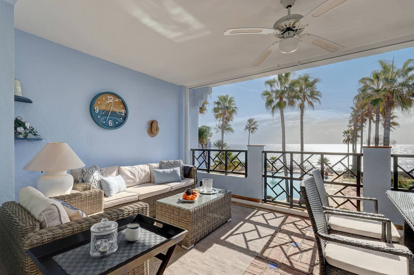 Foto 2 von 30: Ferienwohnung 'La Perla de Marakech 14' in der Nähe dem Strand mit Meerblick, Pool und WLAN