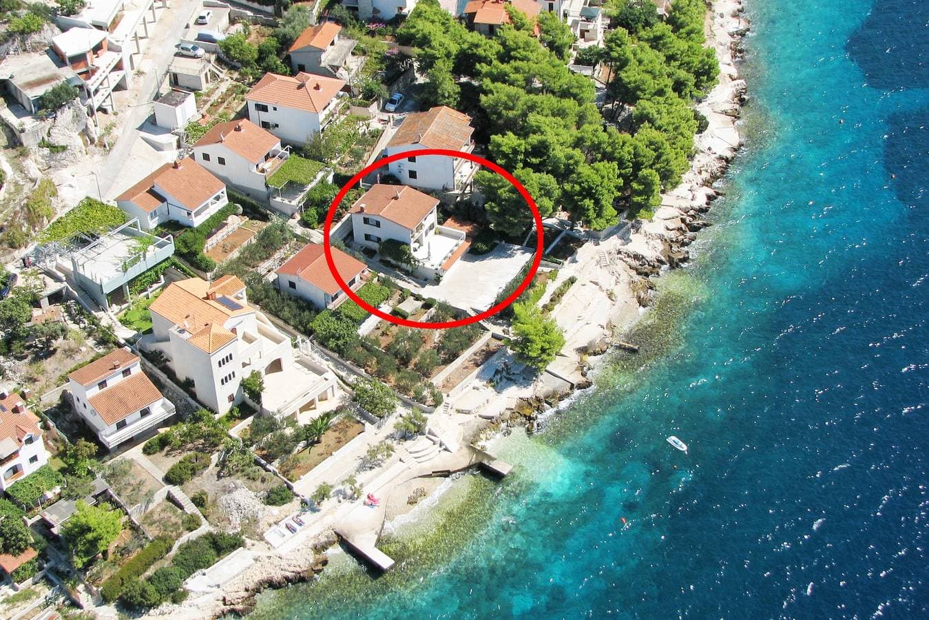 Foto 2 von 24: 1-Zimmer-Ferienwohnung am Strand Okrug Donji, Ciovo A-6859-b