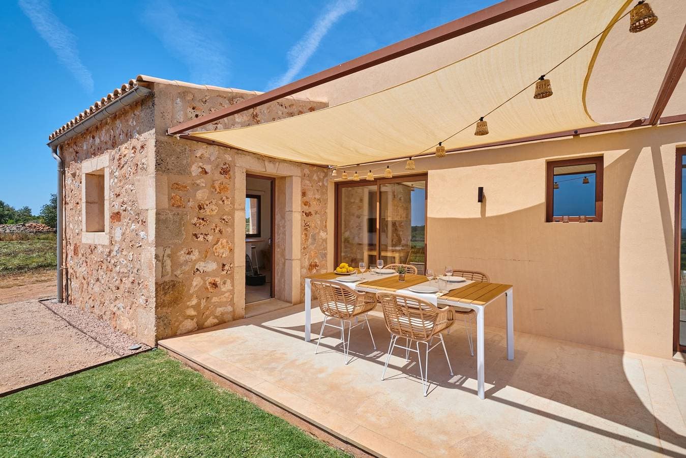 Foto 4 von 18: Landhaus 'Son Rossinyol Nou - Ses Figueretes' mit Bergblick, privatem Pool & WLAN